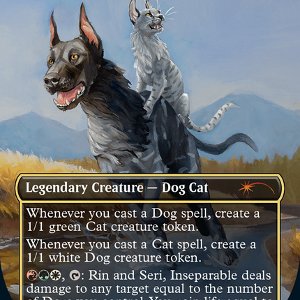 Rin and Seri, Inseparable // Rin and Seri, Inseparable (Borderless) [Secret Lair Drop] Foil