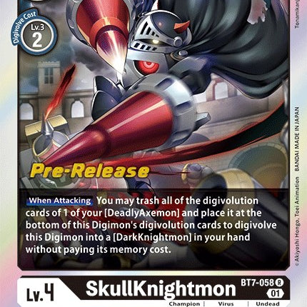 SkullKnightmon [BT7-058] [Next Adventure Pre-Release Cards]
