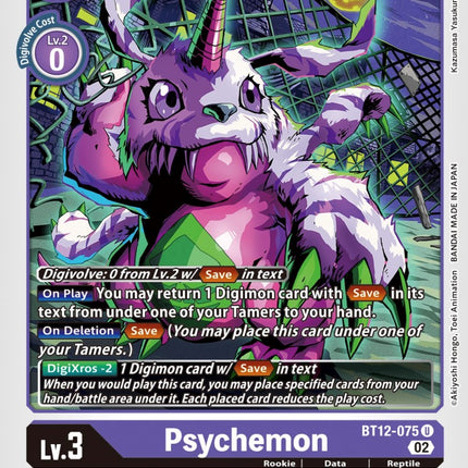 Psychemon [BT12-075] [Across Time]