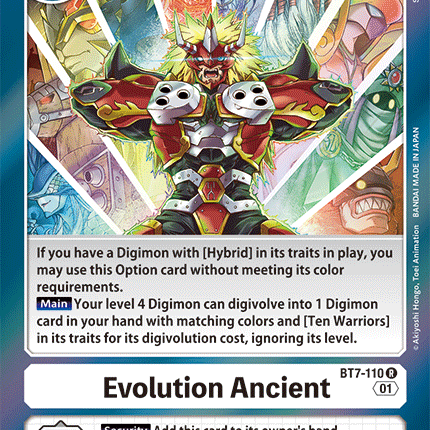 Evolution Ancient [BT7-110] [Next Adventure]