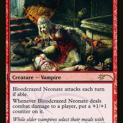 Bloodcrazed Neonate [Wizards Play Network 2011] Foil