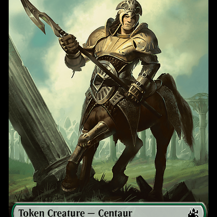 Bird // Centaur Double-Sided Token [Ravnica Remastered Tokens]