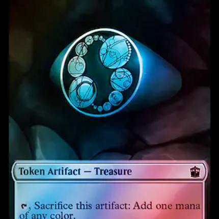 Dalek // Treasure (0063) Double-Sided Token (Surge Foil) [Doctor Who Tokens]
