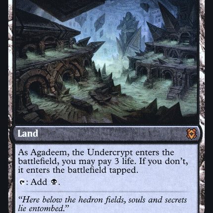 Agadeem's Awakening // Agadeem, the Undercrypt [Zendikar Rising Promos] Prerelease Foil