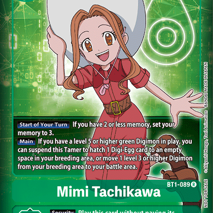 Mimi Tachikawa [BT1-089] (Buy-A-Box Promo) [Release Special Booster Ver.1.0 Promos]