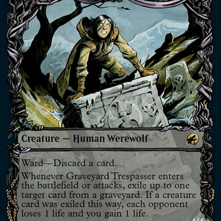 Graveyard Trespasser // Graveyard Glutton (Showcase) [Innistrad: Midnight Hunt]