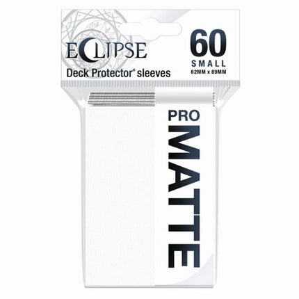 Ultra Pro Eclipse Small-Sized Matte 60 Ct. Arctic White Sleeves