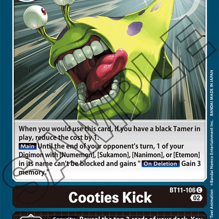 Cooties Kick [BT11-106] [Dimensional Phase]