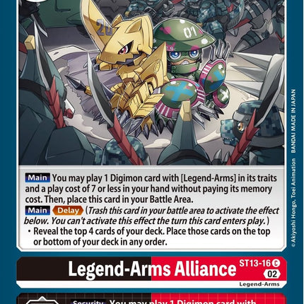 Legend-Arms Alliance [ST13-16] [Starter Deck: Ragnaloardmon]