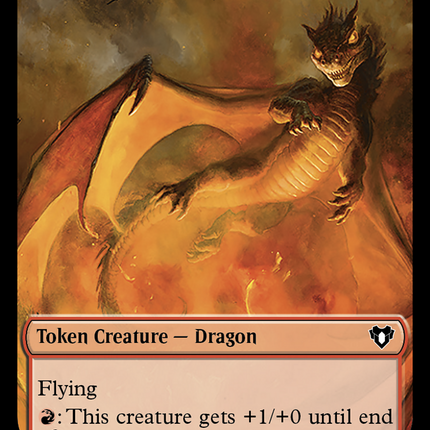 Servo // Dragon (0020) Double-Sided Token [Commander Masters Tokens]