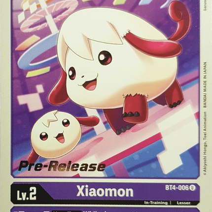 Xiaomon [BT4-006] [Great Legend Pre-Release Promos]