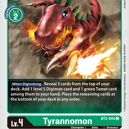 Tyrannomon [BT2-044] [Release Special Booster Ver.1.0]