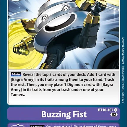 Buzzing Fist [BT10-107] [Revision Pack Cards]
