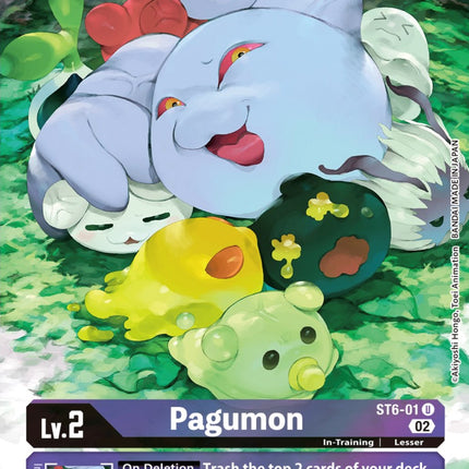 Pagumon [ST6-01] (Alternate Art) [Starter Deck: Beelzemon Advanced Deck Set]