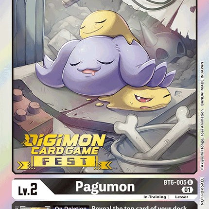 Pagumon [BT6-005] (Digimon Card Game Fest 2022) [Double Diamond Promos]