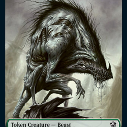 Beast (010) // Fish Token [Commander 2021 Tokens]