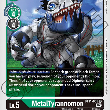 MetalTyrannomon [BT11-055] [Dimensional Phase]