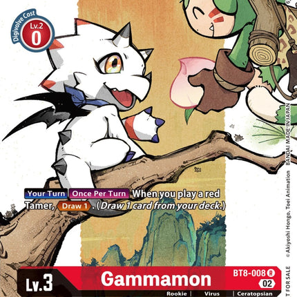 Gammamon [BT8-008] (Digimon Illustration Competition Promotion Pack) [New Awakening Promos]