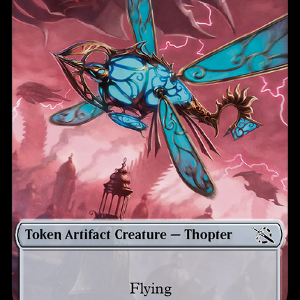 Elemental (9) // Thopter Double-Sided Token [March of the Machine Tokens]