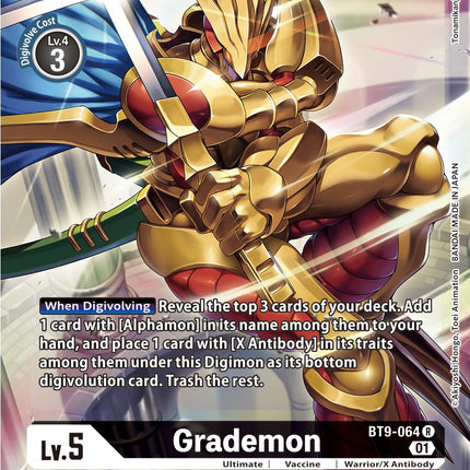Grademon [BT9-064] (Alternate Art) [X Record]