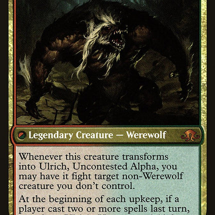 Ulrich of the Krallenhorde // Ulrich, Uncontested Alpha [Eldritch Moon Promos] Prerelease Foil