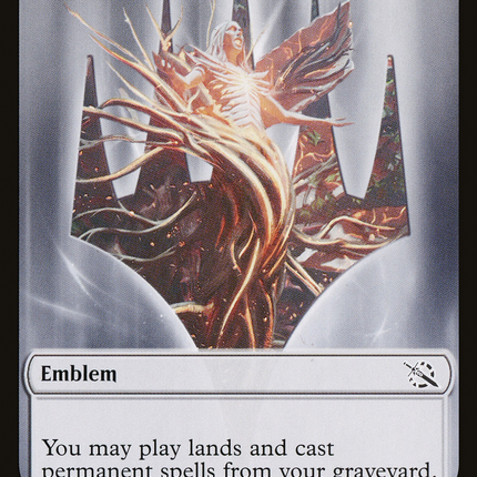 Treasure (21) // Wrenn and Realmbreaker Emblem Double-Sided Token [March of the Machine Tokens]