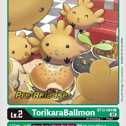 TorikaraBallmon [BT12-004] [Across Time Pre-Release Cards]