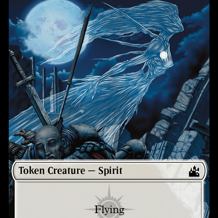 Bird // Spirit (0004) Double-Sided Token [Ravnica Remastered Tokens]