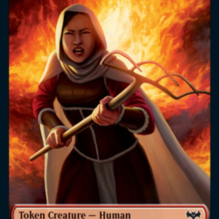 Human Token (010) [Innistrad: Crimson Vow Tokens]
