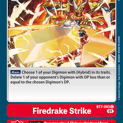 Firedrake Strike [BT7-093] [Next Adventure]