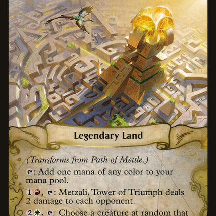 Path of Mettle // Metzali, Tower of Triumph (compasslanddfc) [Rivals of Ixalan]