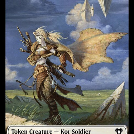 Treasure // Kor Soldier Double-Sided Token [Commander Masters Tokens]