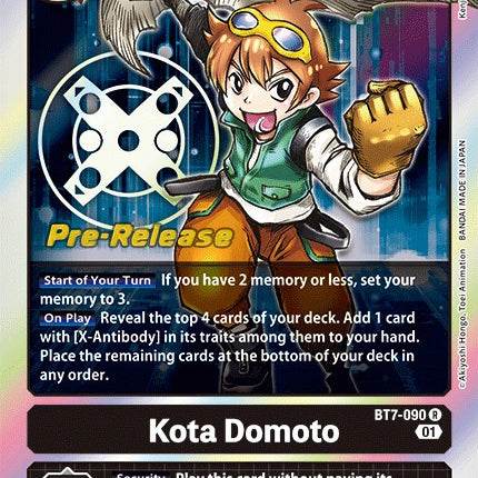 Kota Domoto [BT7-090] [Next Adventure Pre-Release Cards]