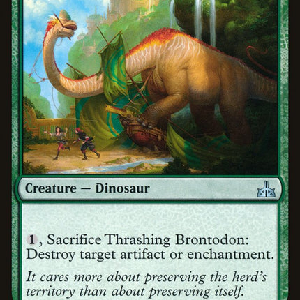 Thrashing Brontodon [Rivals of Ixalan]