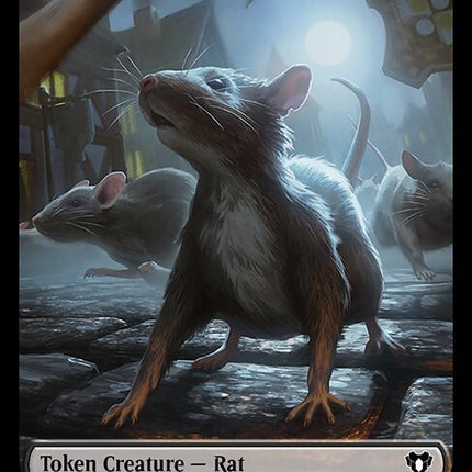 The Monarch // Rat Double-Sided Token [Commander Masters Tokens]