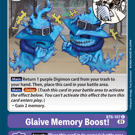 Glaive Memory Boost! [BT6-107] [Double Diamond]