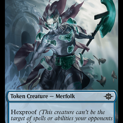 Boar // Merfolk (0005) Double-Sided Token [The Lost Caverns of Ixalan Commander Tokens]