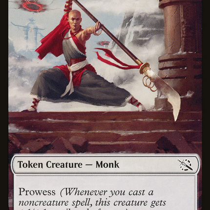 Monk // Spirit (14) Double-Sided Token [March of the Machine Tokens]