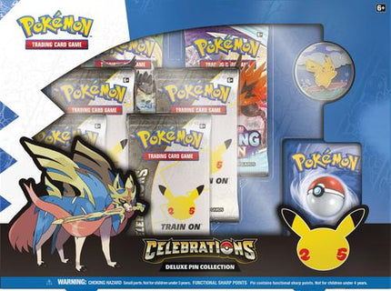 Celebrations Zacian Lv.X Deluxe Pin Collection