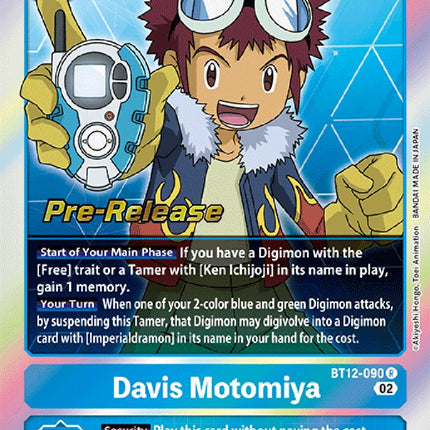 Davis Motomiya [BT12-090] [Across Time Pre-Release Cards]