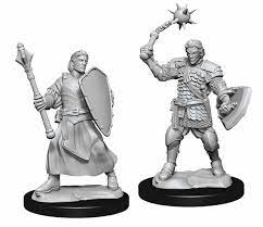 WIZK!DS - Human Clovis Concord Cleric Mini Figures