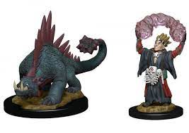 WIZK!DS Wardlings - Boy Warlock & Lizard