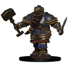 D&D Icons Of The Realms Premium Miniatures - Dwarf Male Fighter