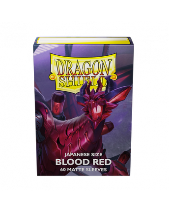 Dragon Shield Blood Red Matte Japanese 60 Ct.