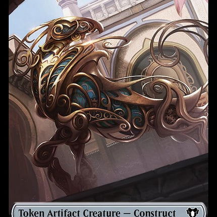 Spirit (0039) // Construct (0042) Double-Sided Token [Commander Masters Tokens]