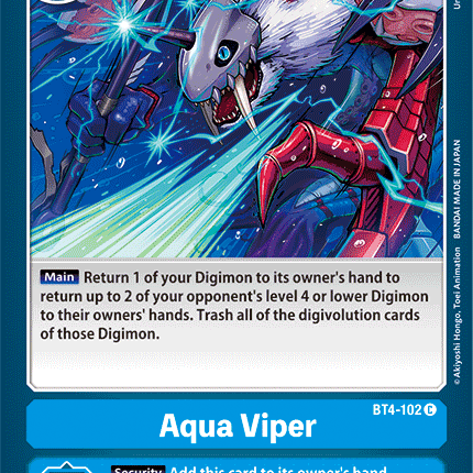 Aqua Viper [BT4-102] [Great Legend]