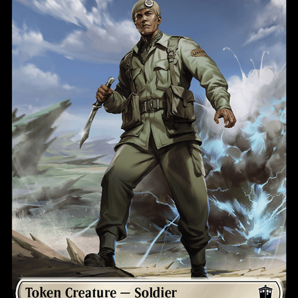 Horse // Soldier Double-Sided Token [Doctor Who Tokens]