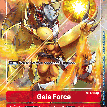 Gaia Force [ST1-16] (Tamer's Evolution Box) [Starter Deck: Gaia Red Promos]
