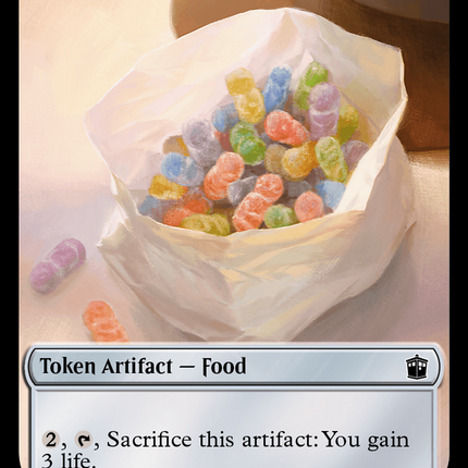 Warrior // Food (0025) Double-Sided Token [Doctor Who Tokens]