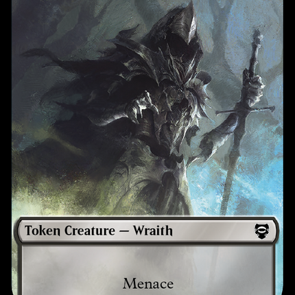 Treasure // Wraith Double-Sided Token [The Lord of the Rings: Tales of Middle-Earth Commander Tokens]